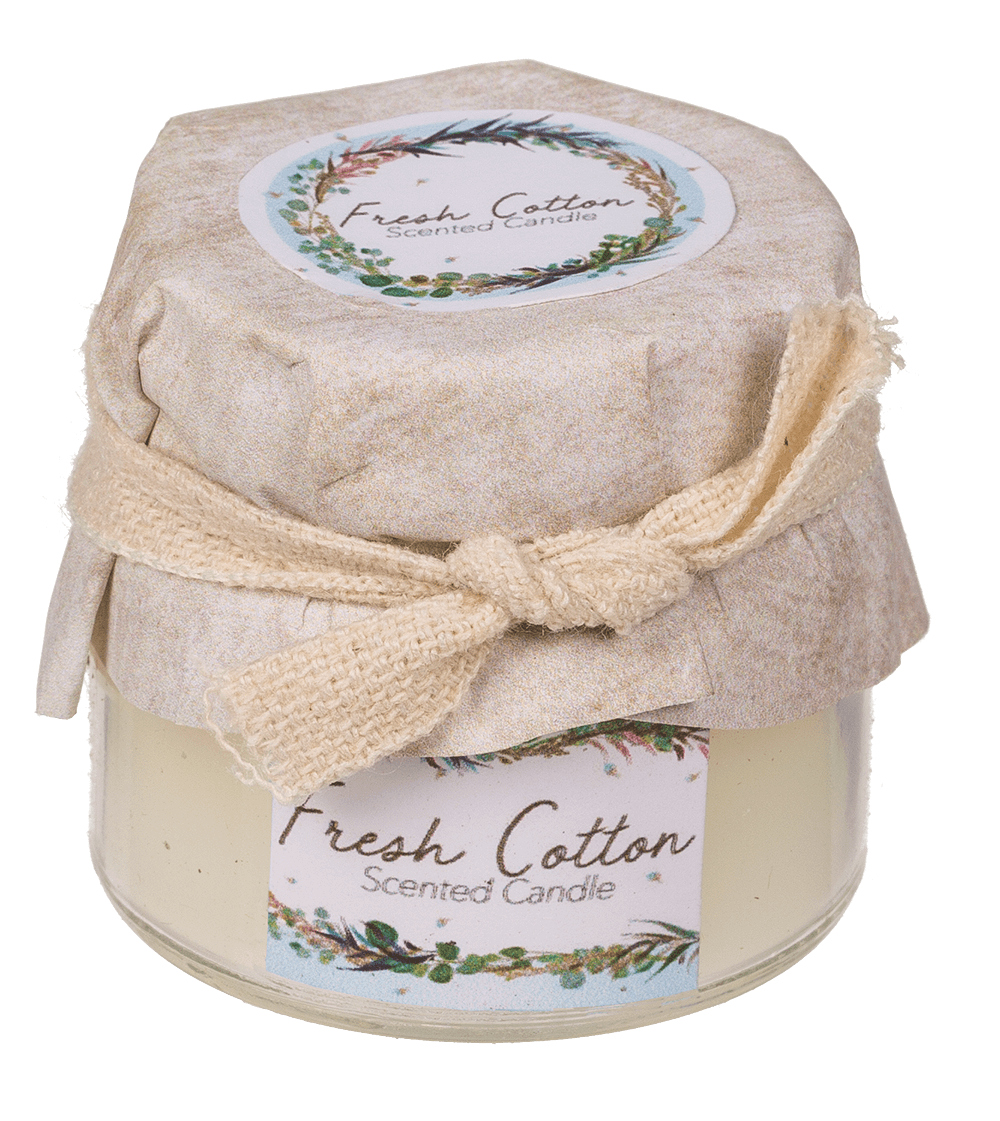 Candle with natural wax (White Tea, Vanilla, Lily,