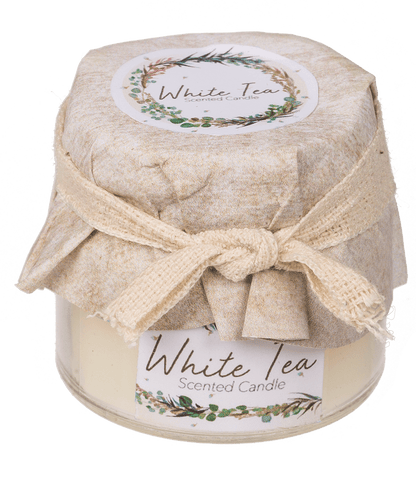 Candle with natural wax (White Tea, Vanilla, Lily,