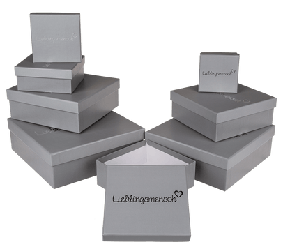 Grey gift box, Lieblingsmensch,