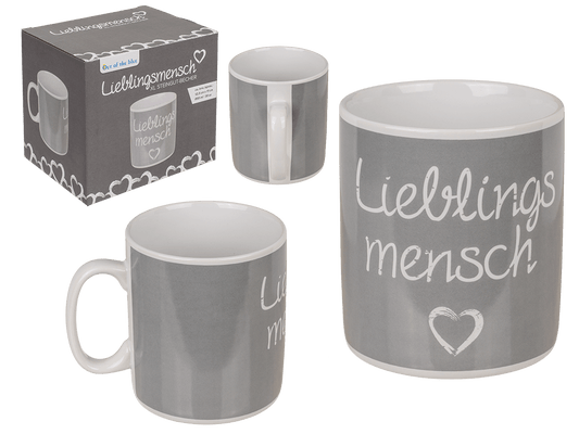 Mug, Lieblingsmensch, ca. 12,5 x 11 cn,