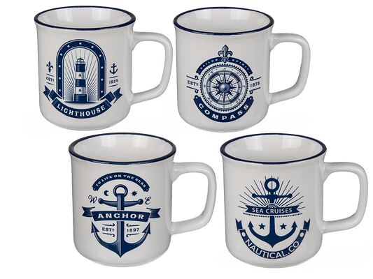 Mug, anchor,