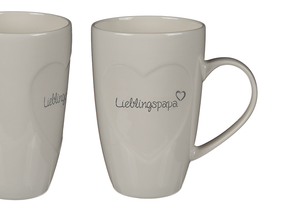 New Bone China mug, Lieblingspapa,