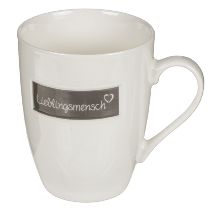 New bone china mug, Lieblingsmensch,