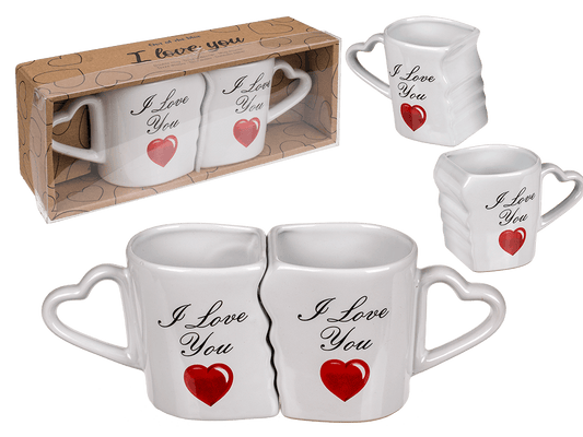 Double mug, I love you,