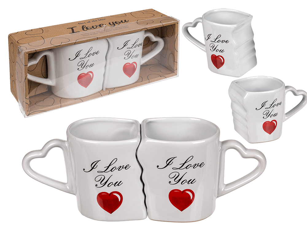 Double mug, I love you,