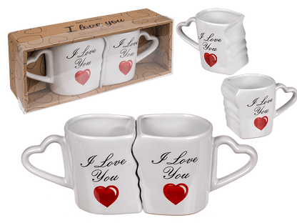 Double mug, I love you,
