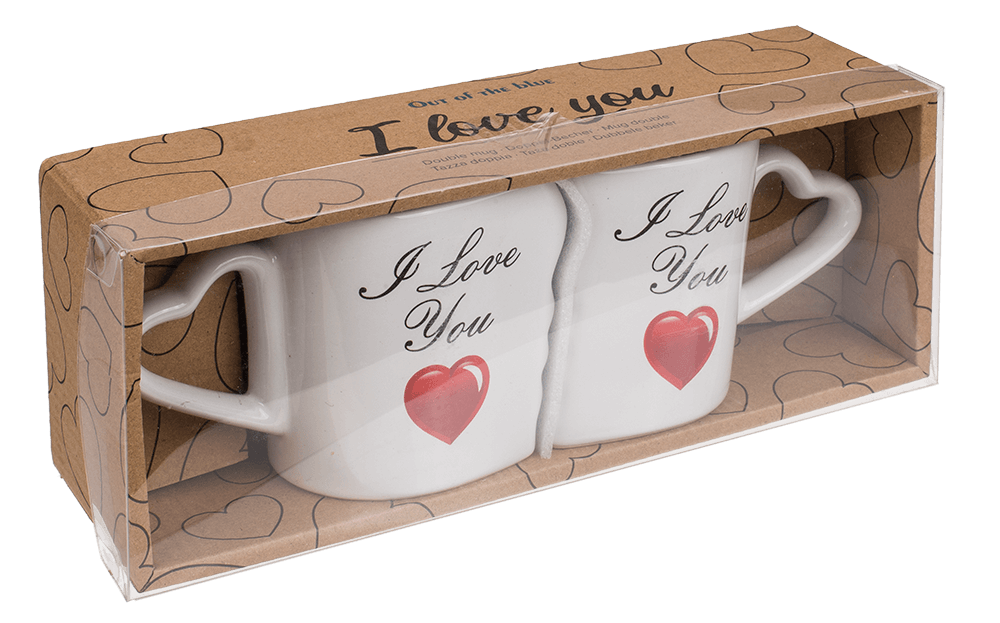 Double mug, I love you,
