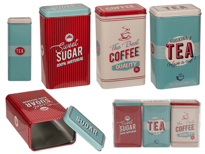 Rectangular tin box,