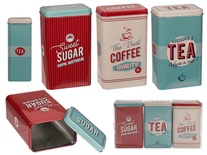 Rectangular tin box,