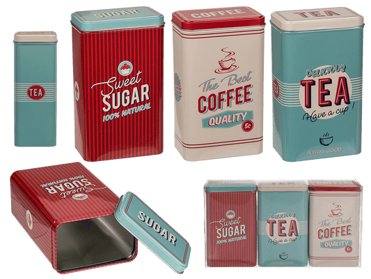 Rectangular tin box,