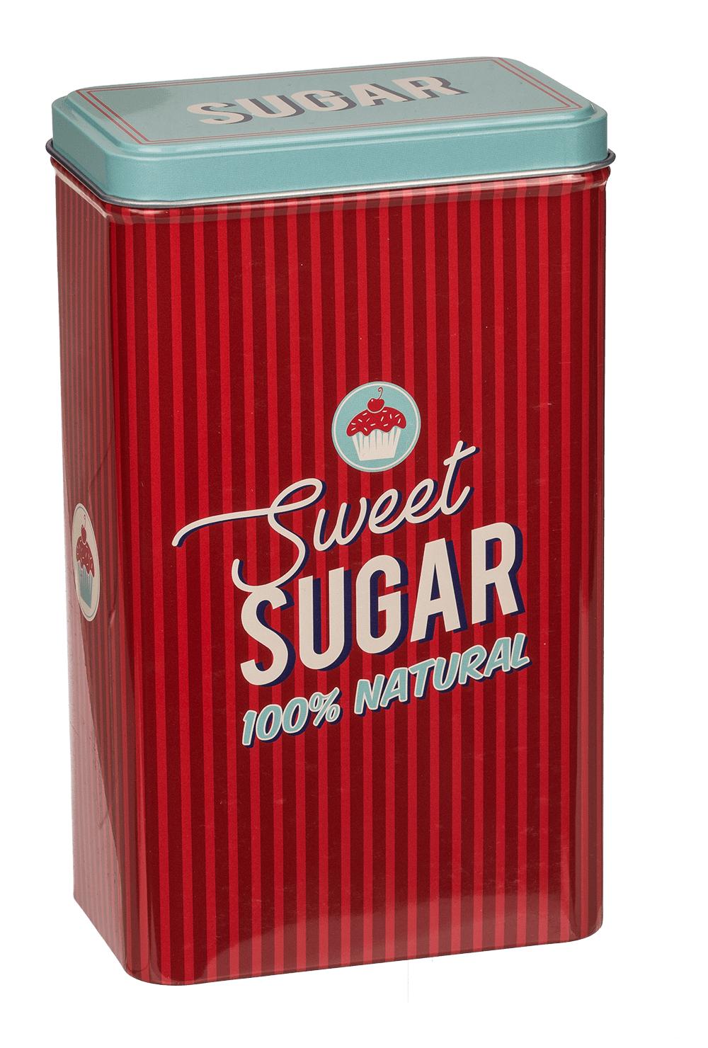 Rectangular tin box,