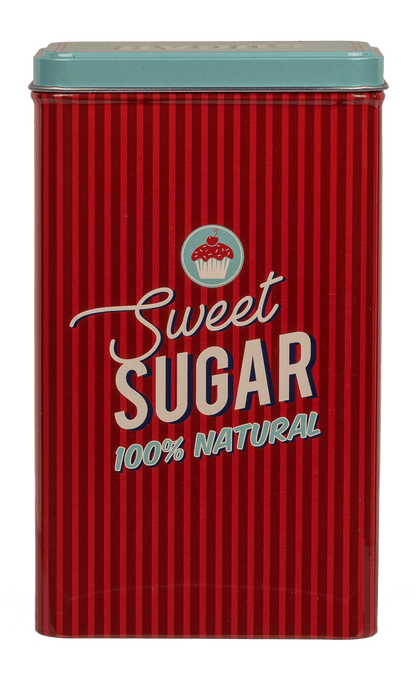 Rectangular tin box,