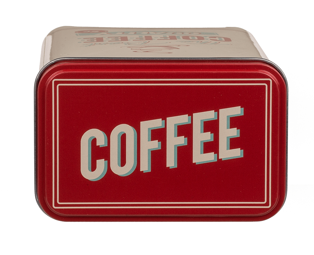 Rectangular tin box,