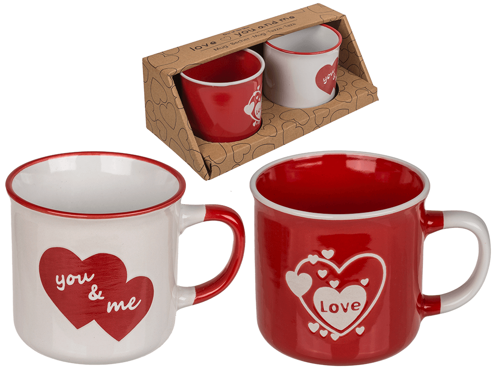 Mug, "Love" & "You & Me",
