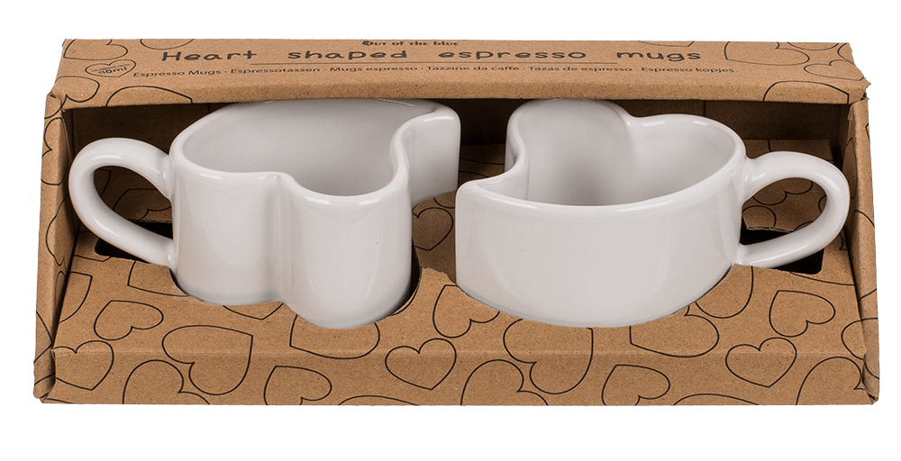 Heart shaped espresso mug,