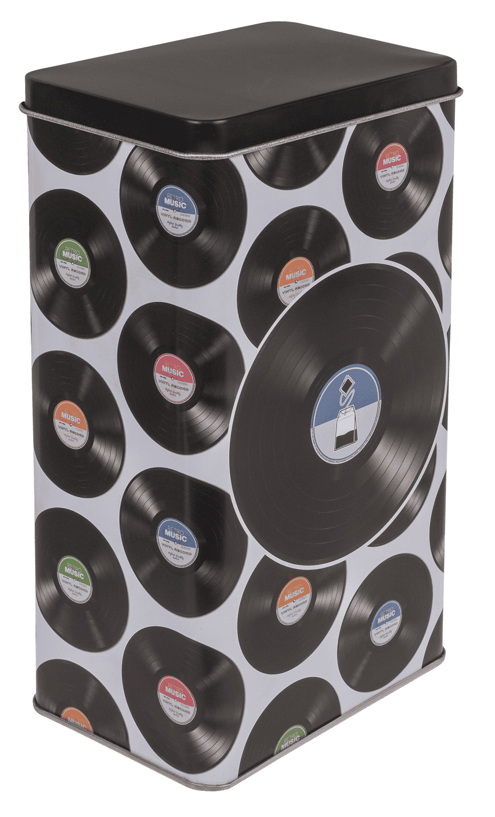 Rectangular tin box, Coffee, Tea & Sugar,