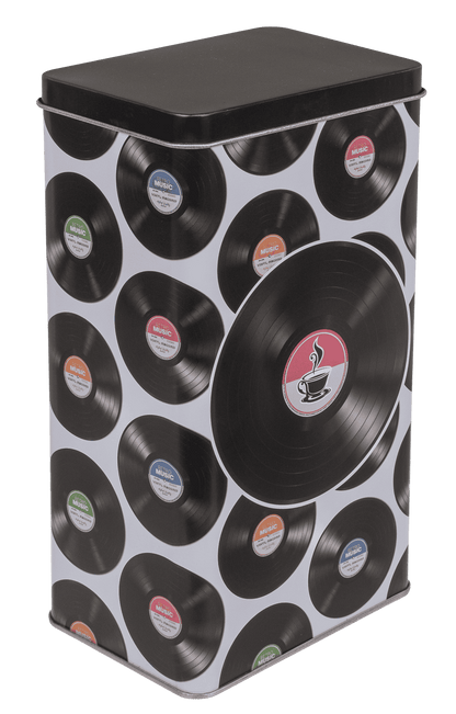 Rectangular tin box, Coffee, Tea & Sugar,