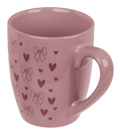 Mug, Bows, Stoneware,