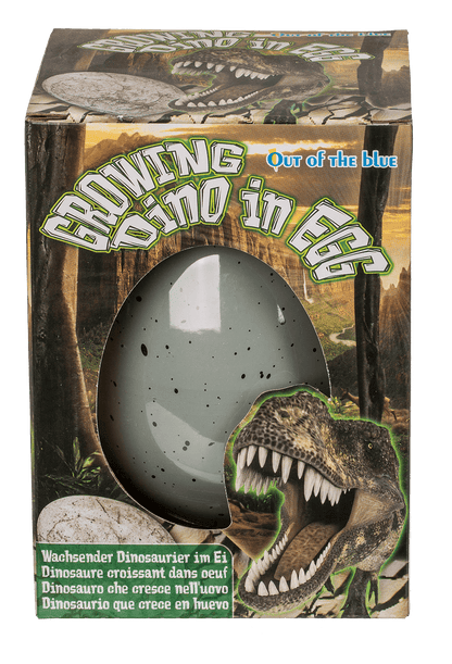 Growing dinosaur in egg,
