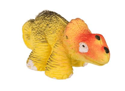 Growing mini dinosaur in egg,