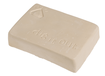 Excavation set with 5 gems,