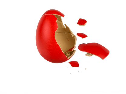 Growing unicorn in egg,