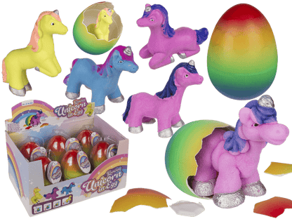 Growing unicorn in egg,