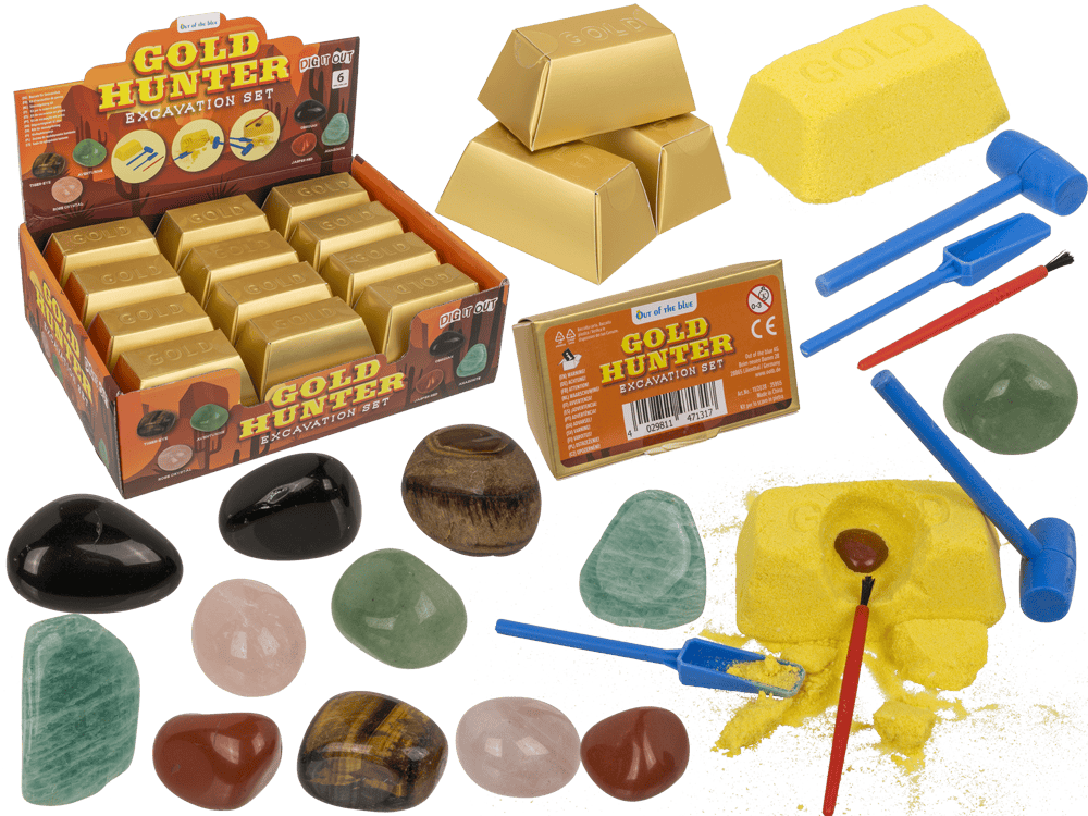 Excavation set, Gold Hunter, with 1 Hammer,