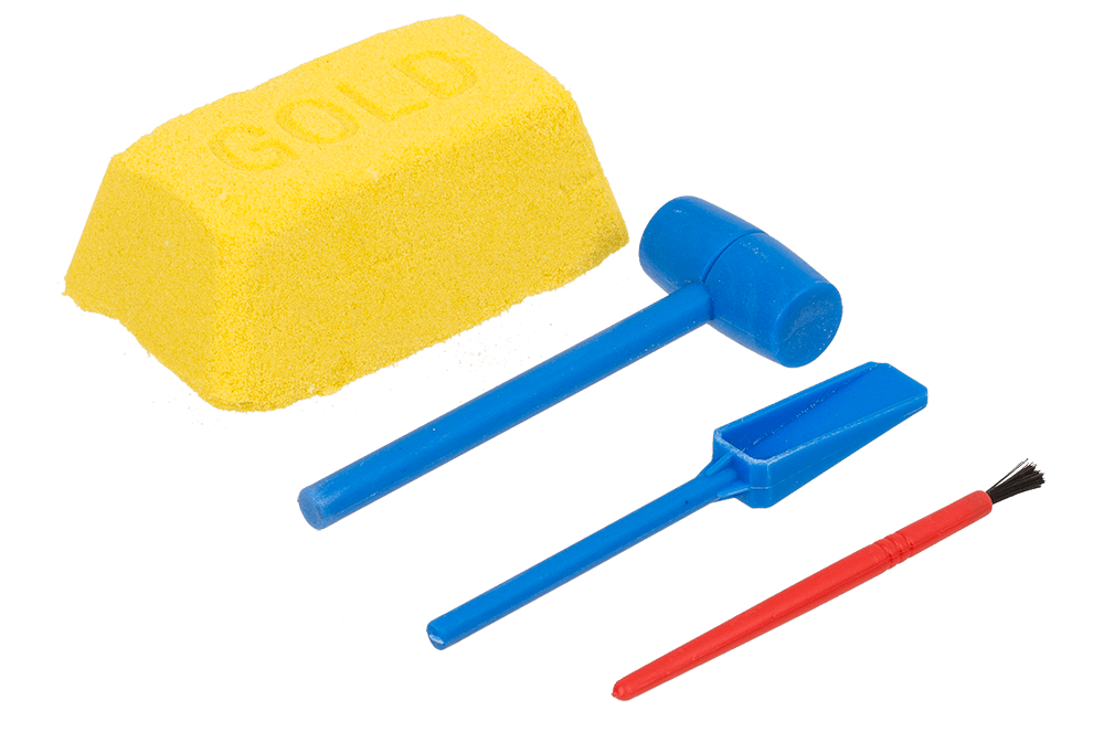 Excavation set, Gold Hunter, with 1 Hammer,