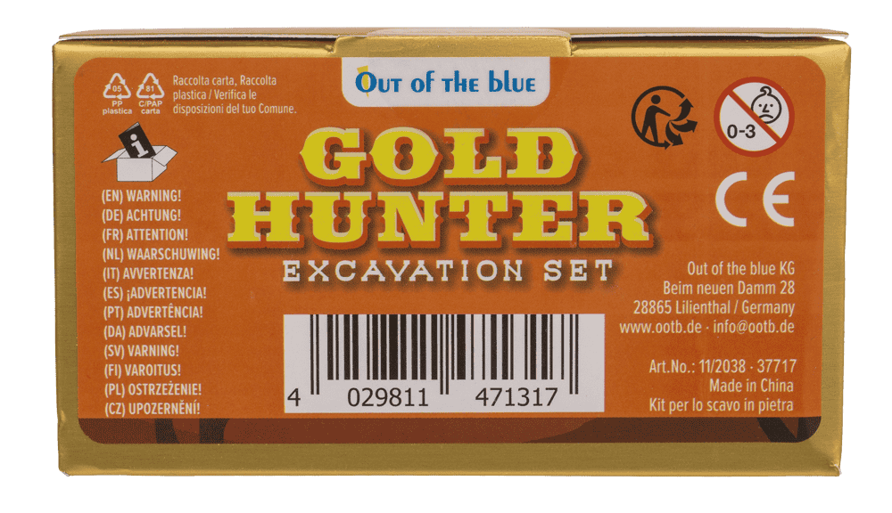 Excavation set, Gold Hunter, with 1 Hammer,