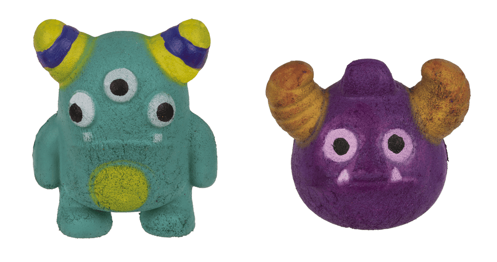 Growing mini monster in egg, 6,5 cm,