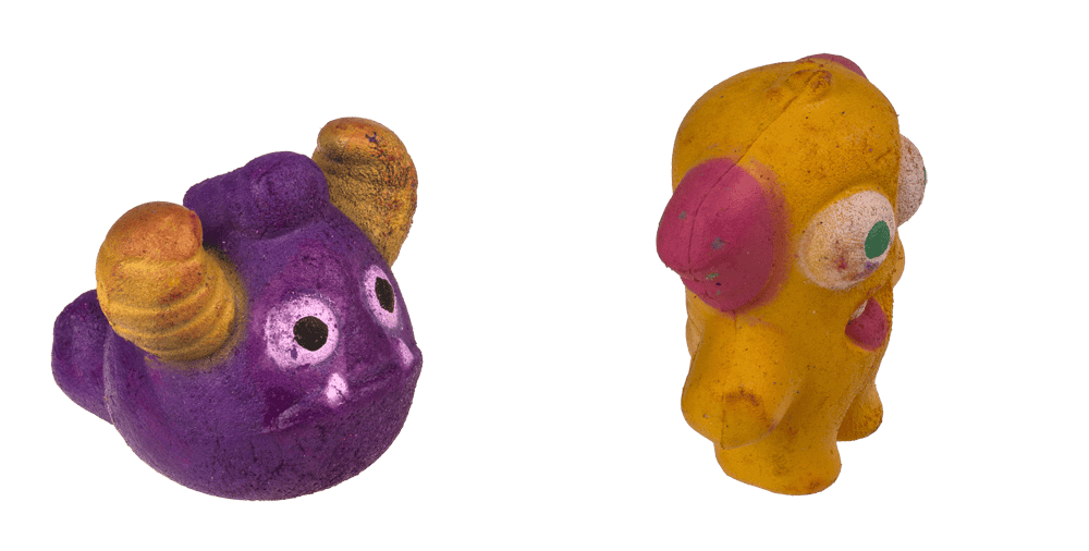 Growing mini monster in egg, 6,5 cm,