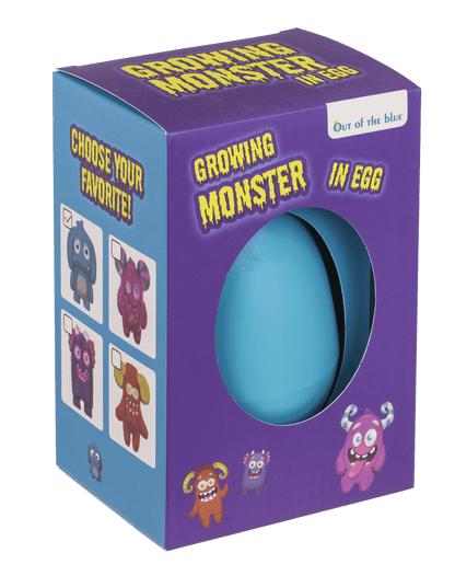 Growing monster in egg, 11 cm,