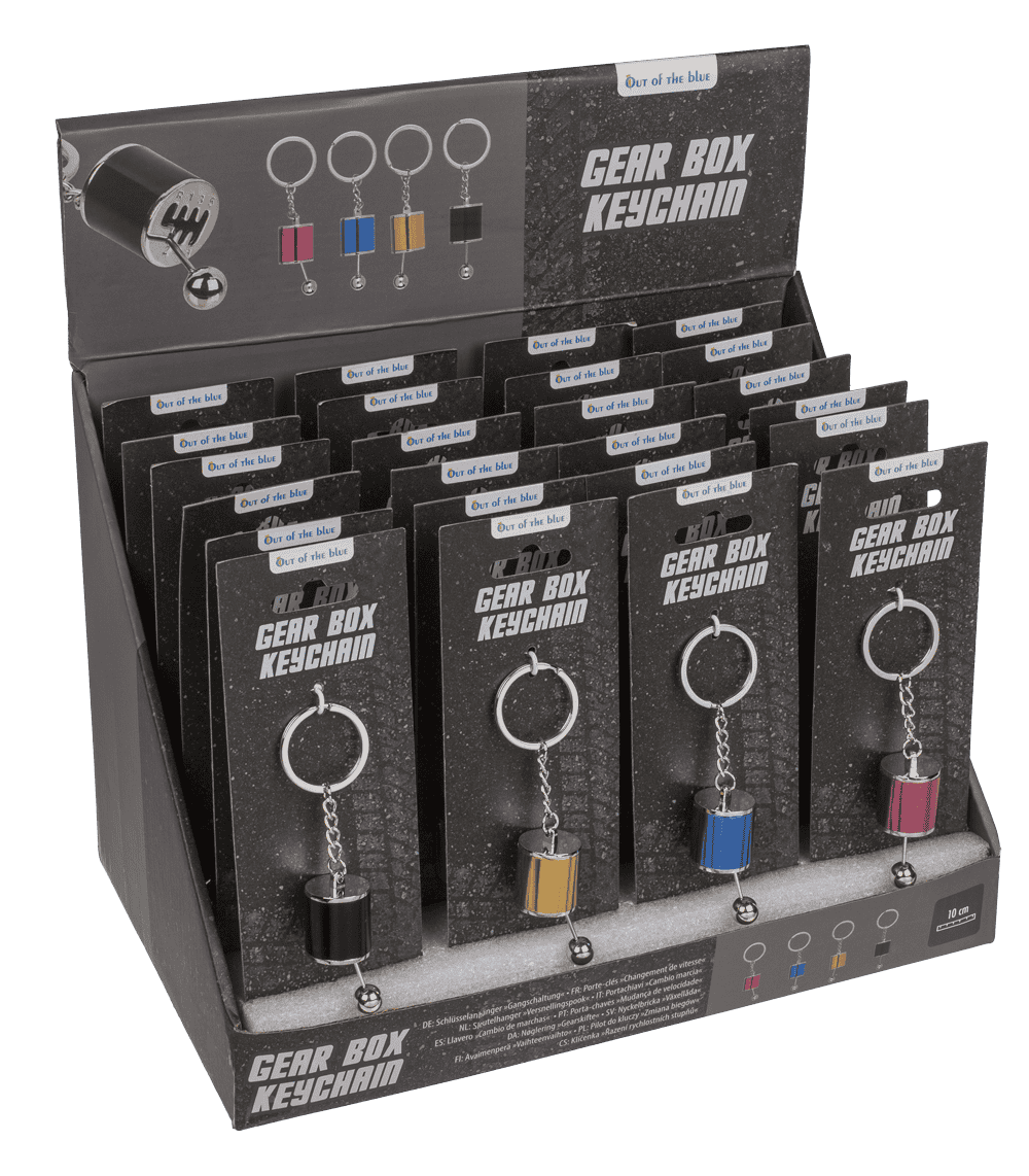 Metal-Keyring, Car Gear Box,