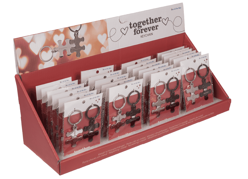 Metal keyring, Together Forever,
