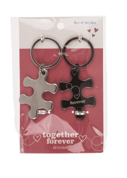 Metal keyring, Together Forever,