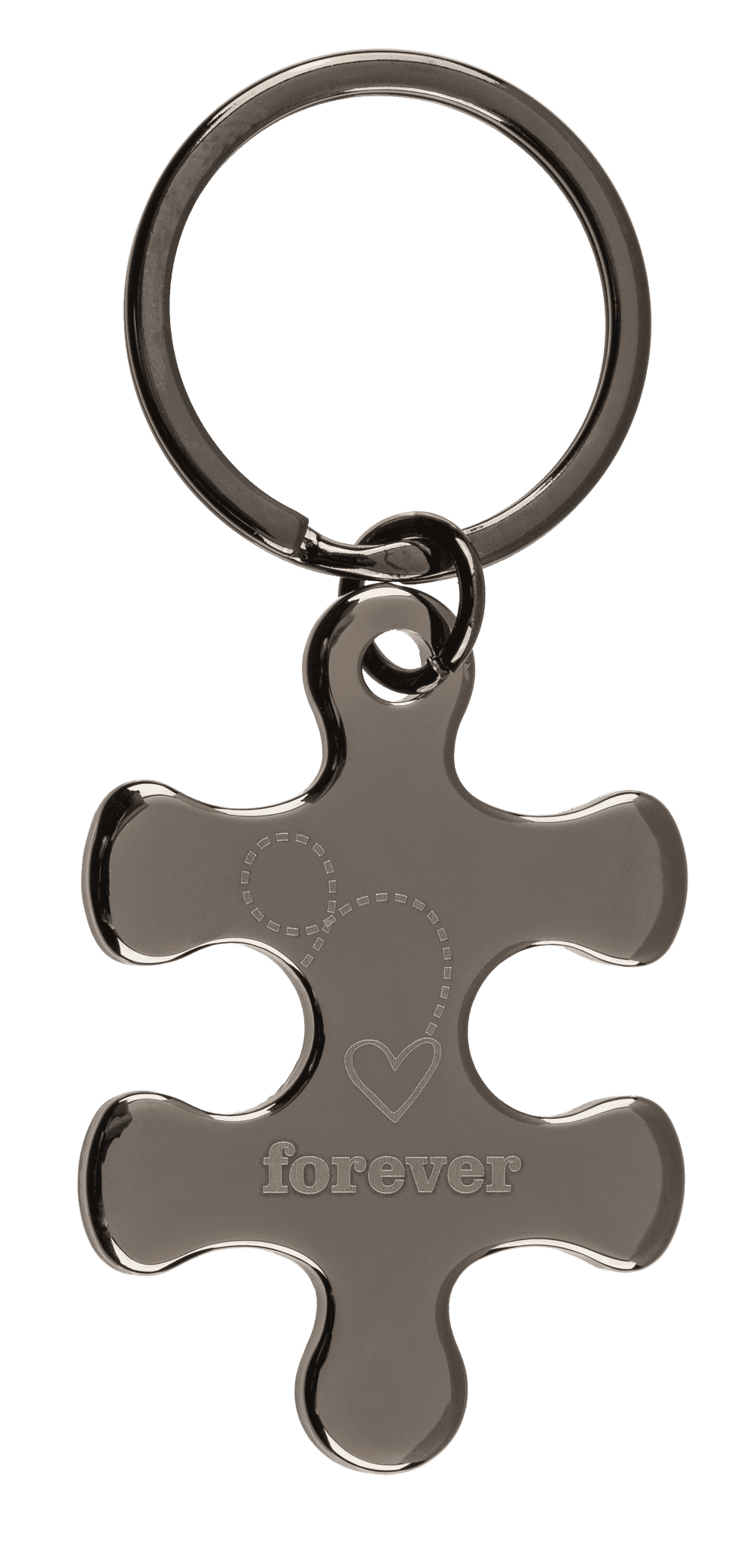 Metal keyring, Together Forever,