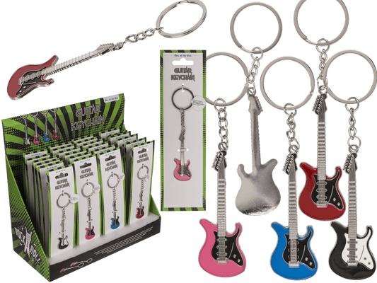 Metal keychain, E-Guitar,