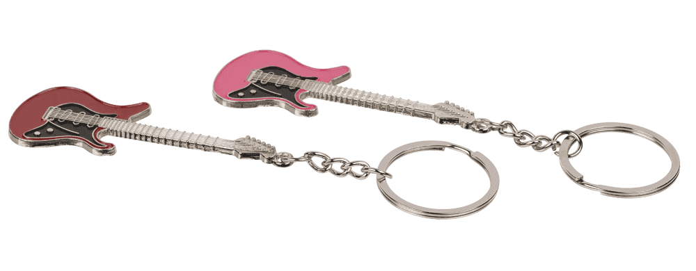 Metal keychain, E-Guitar,