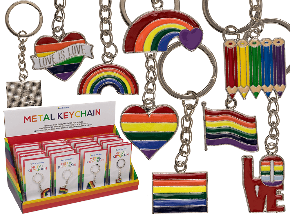 Metal-Keyring, Pride,