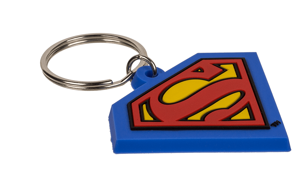 Metal key chain, Superman & Batman,