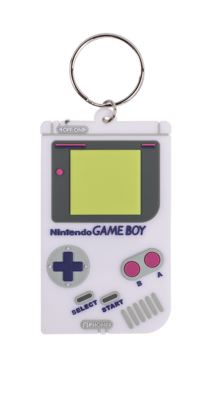 Metal keychain, Nintendo Controller & Gameboy,