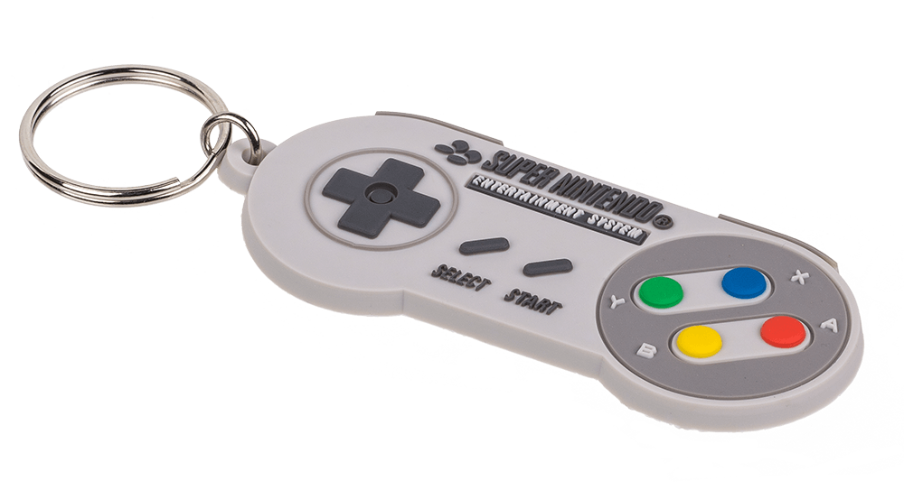 Metal keychain, Nintendo Controller & Gameboy,