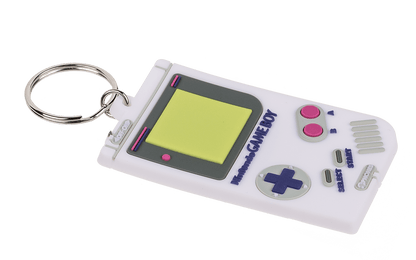 Metal keychain, Nintendo Controller & Gameboy,