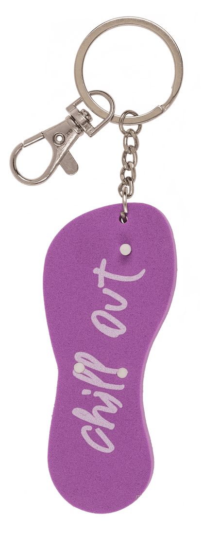 Metal key chain, Flip Flop,