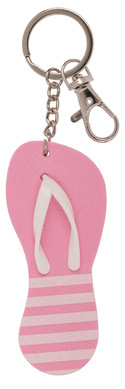 Metal key chain, Flip Flop,