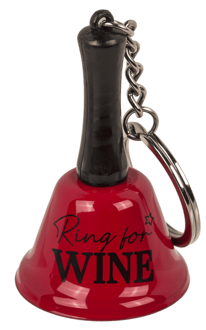 Keychain, Bell - Ring for Wine/Beer/Gin,