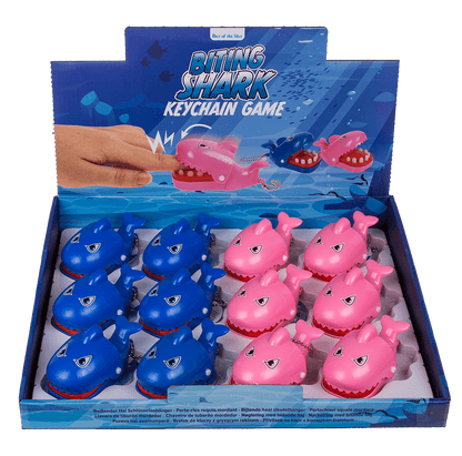 Metal keychain, Biting Shark,