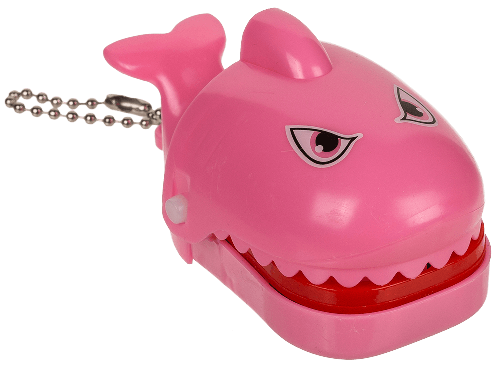 Metal keychain, Biting Shark,