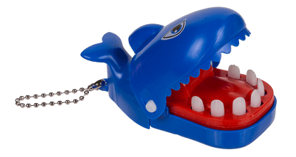 Metal keychain, Biting Shark,